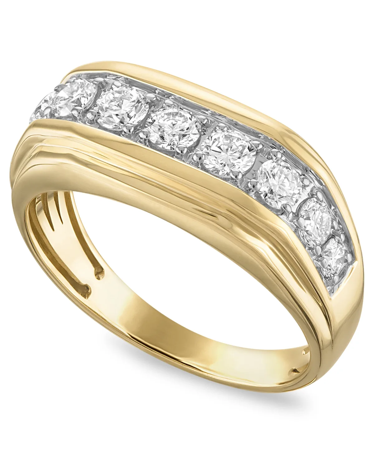 Lab-Grown Diamond Ring (1 ct. t.w.) in 10k Gold or 10k White Gold by Macy's
