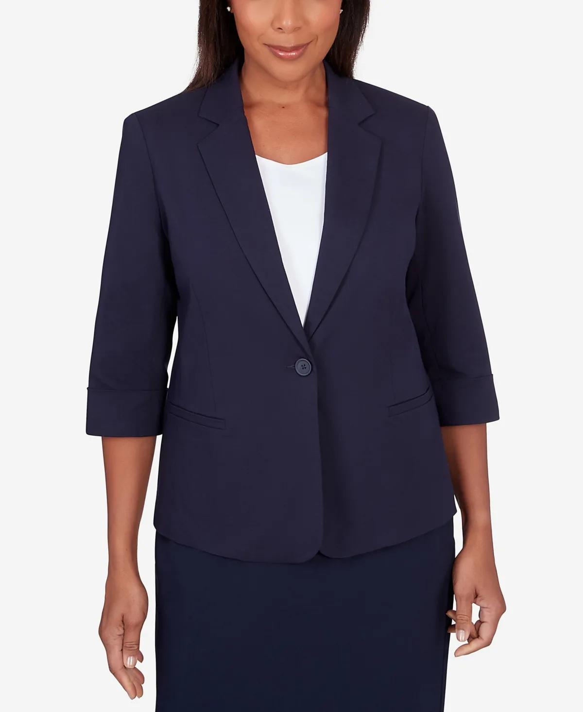Alfred Dunner Long Sleeve Classic Fit Jacket by Alfred Dunner