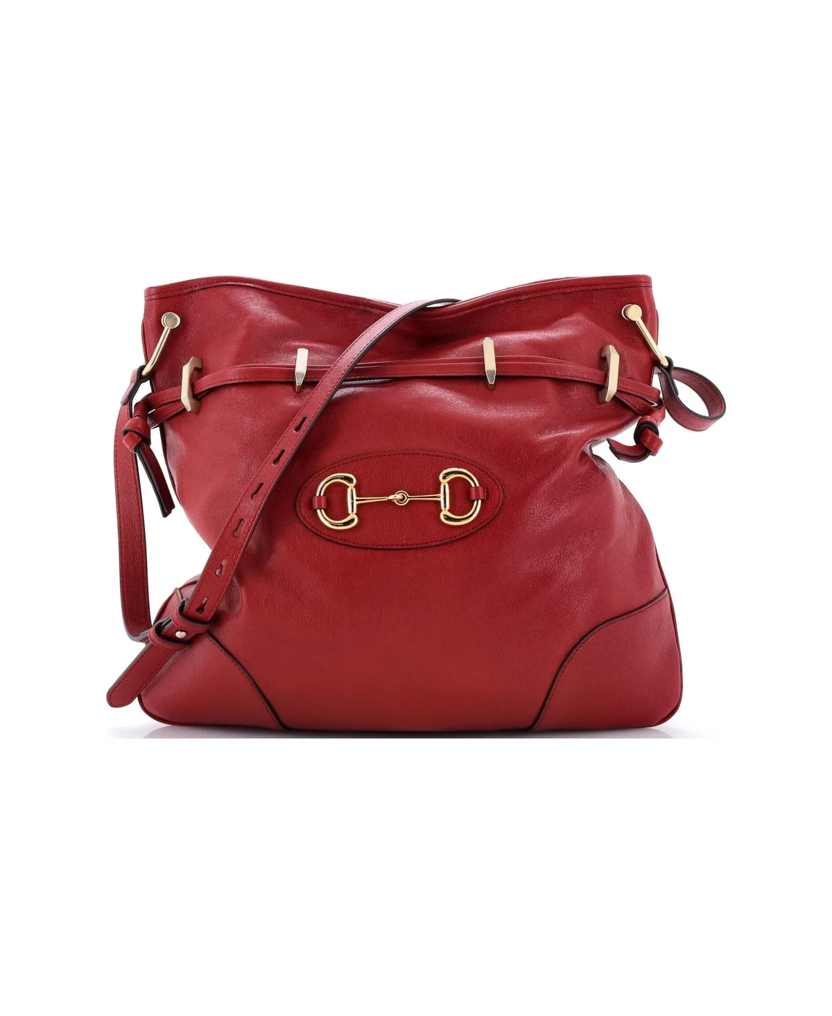 Pre-Owned Gucci Large Horsebit 1955 Messenger Bag Leather by Gucci