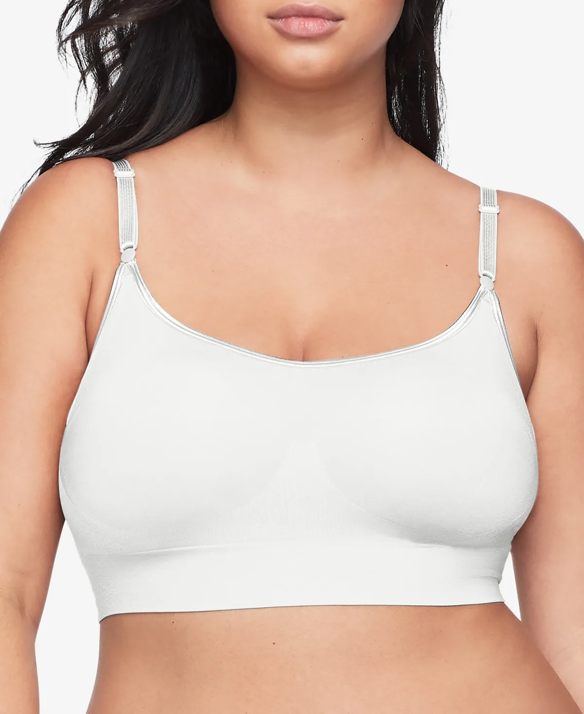 Easy Does It Dig-Free Comfort Band with Seamless Stretch Wireless Lightly Lined Convertible Comfort Bra by Warner's