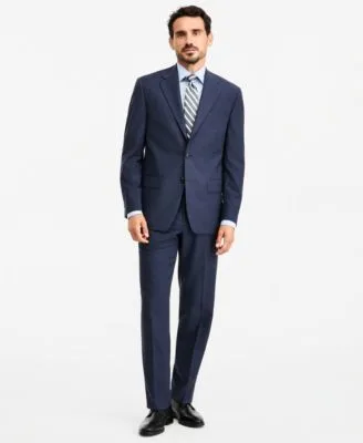 Classic Fit Wool Blend Stretch Plaid Suit Separates by MICHAEL Michael Kors