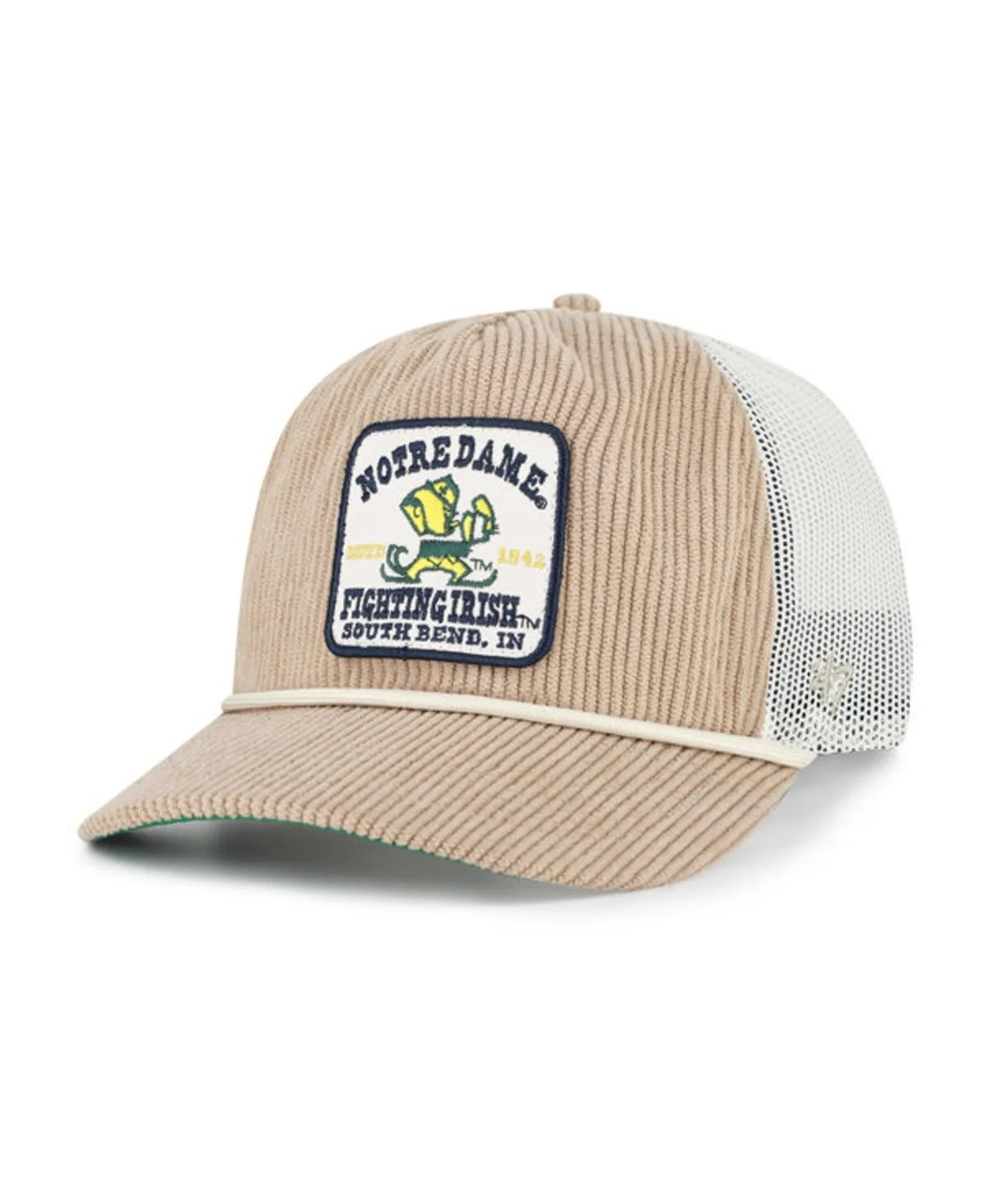 Notre Dame Fighting Irish Cordlandia Hitch Adjustable Hat by 47 Brand