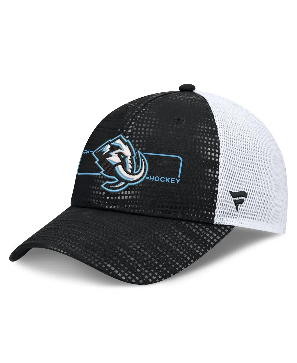 Utah Mammoth Authentic Pro Rink Boxed Logo Trucker Hat by Fanatics