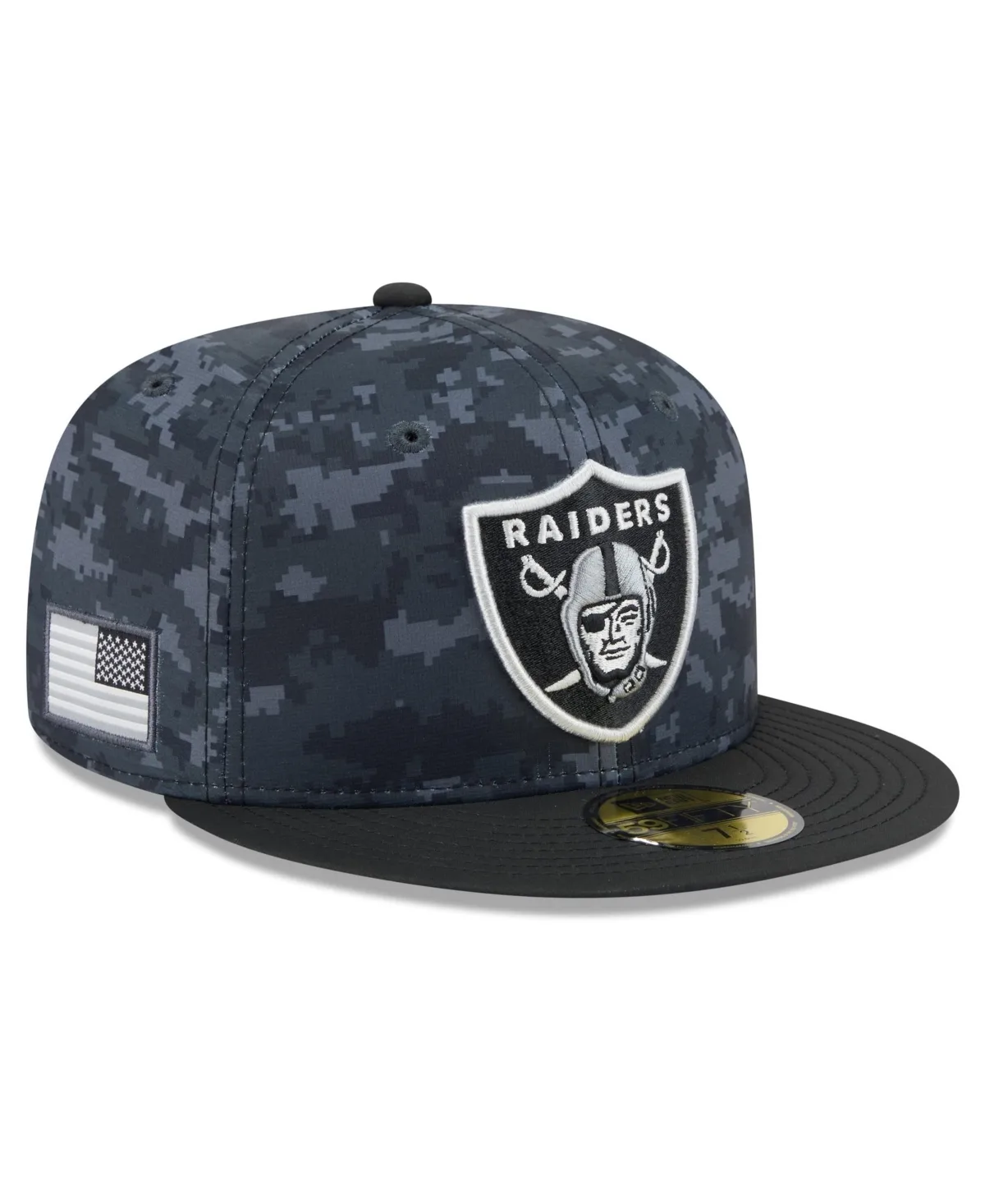 Las Vegas Raiders 2026 Salute to Service 59FIFTY Fitted Hat by New Era