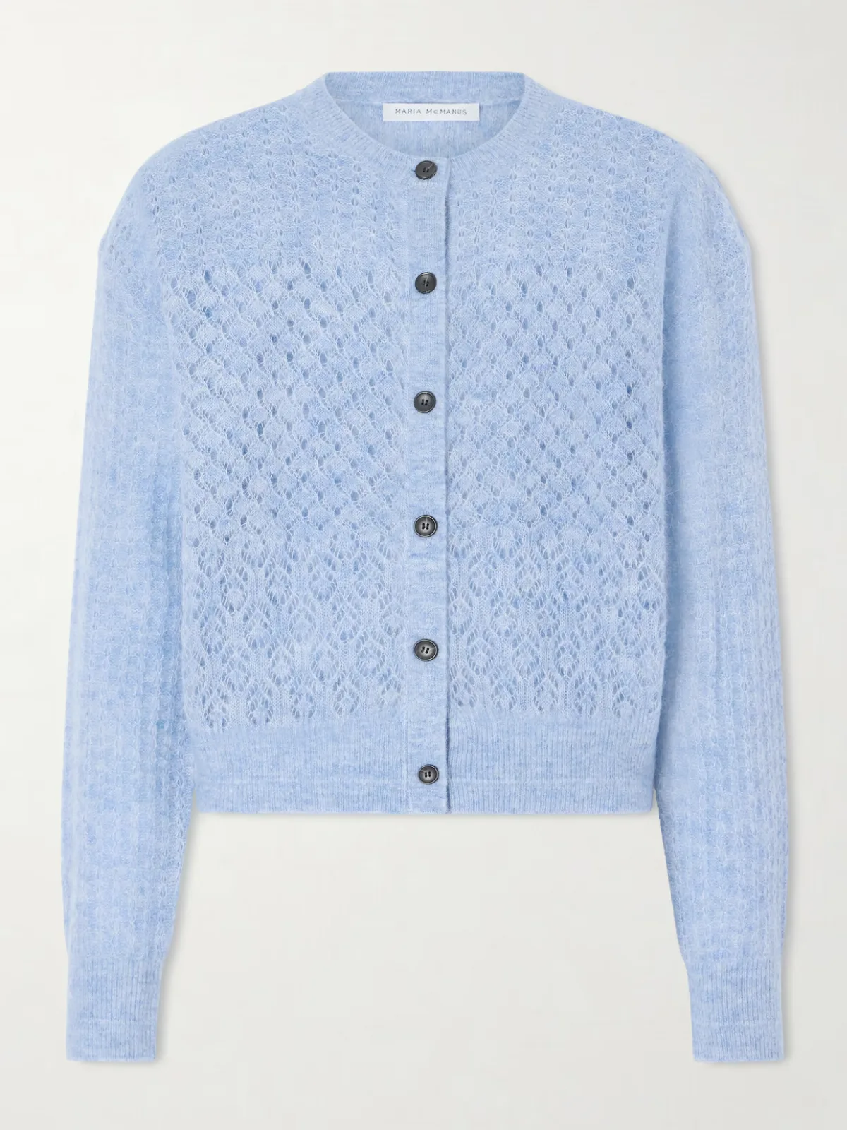 - Pointelle-knit Cardigan -