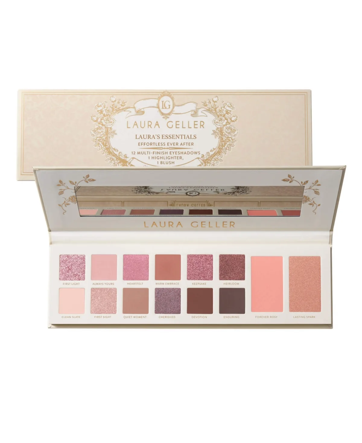 Effortless Ever After 12 Multi-Finish Eyeshadows, Highlighter & Blush Palette by Laura Geller Beauty