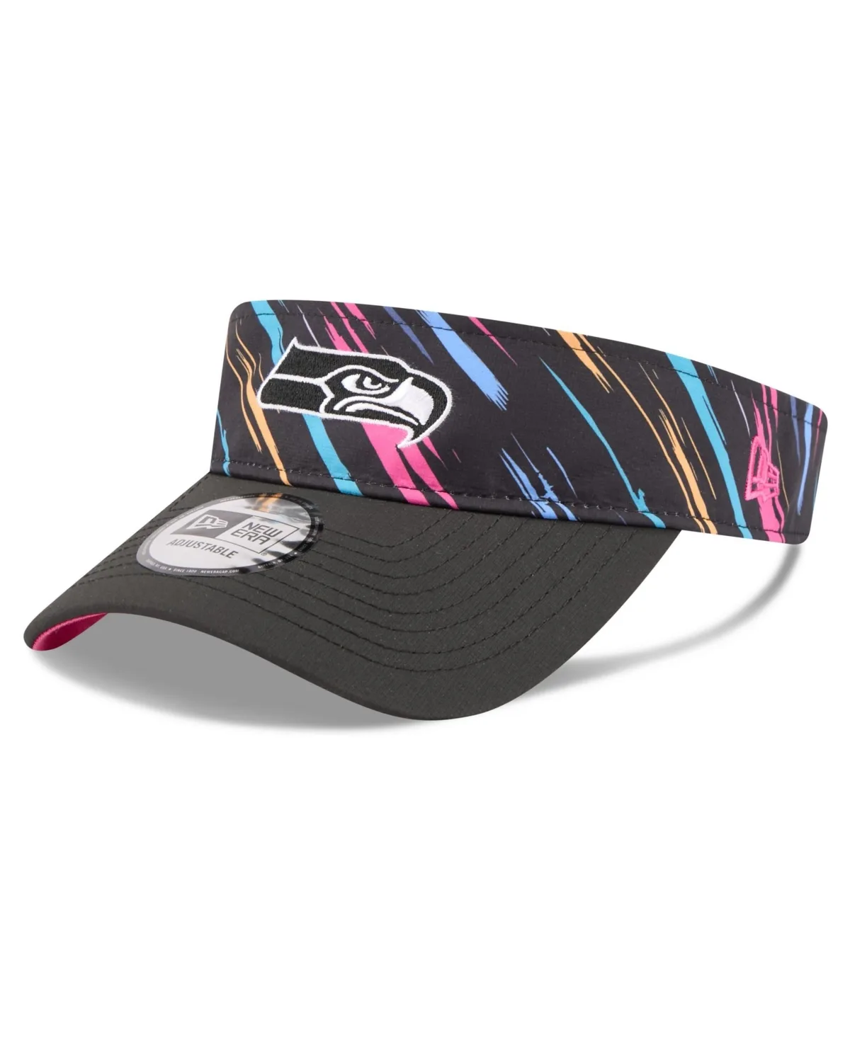 Seattle Seahawks 2026 Nfl Crucial Catch Adjustable Visor by New Era