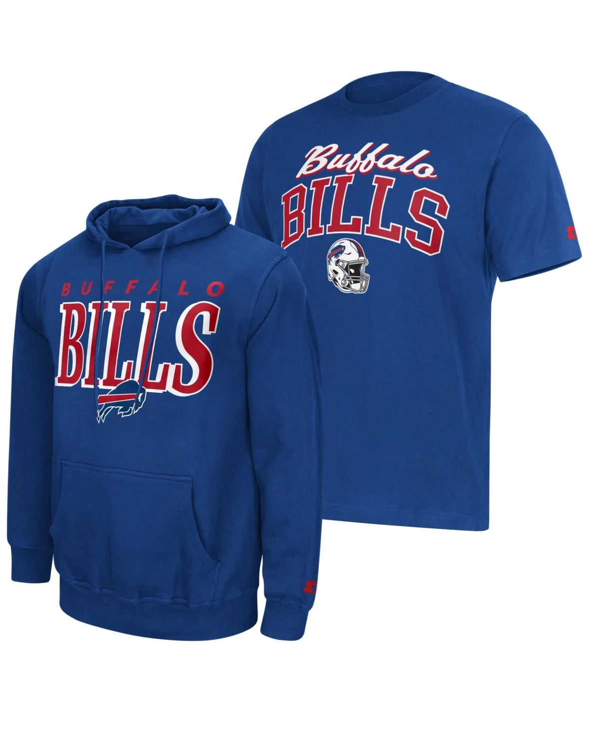 Buffalo Bills Logo T-Shirt Hoodie Set by Starter
