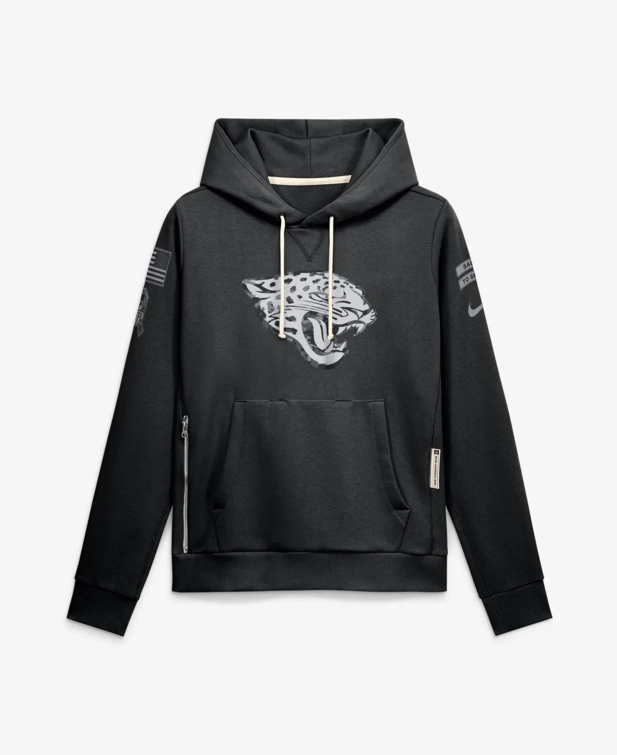 Jacksonville Jaguars 2026 Salute to Service Sideline Dri-Fit Pullover Hoodie