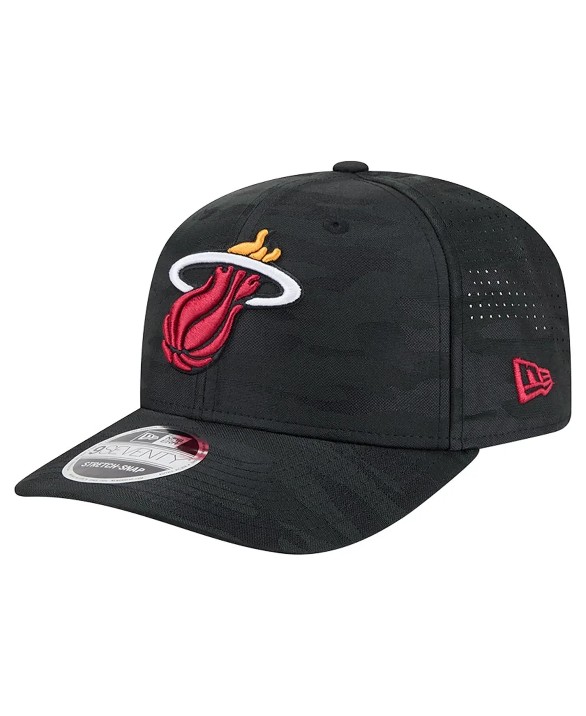 Miami Heat Camo 9SEVENTY Perforated Adjustable Hat by New Era