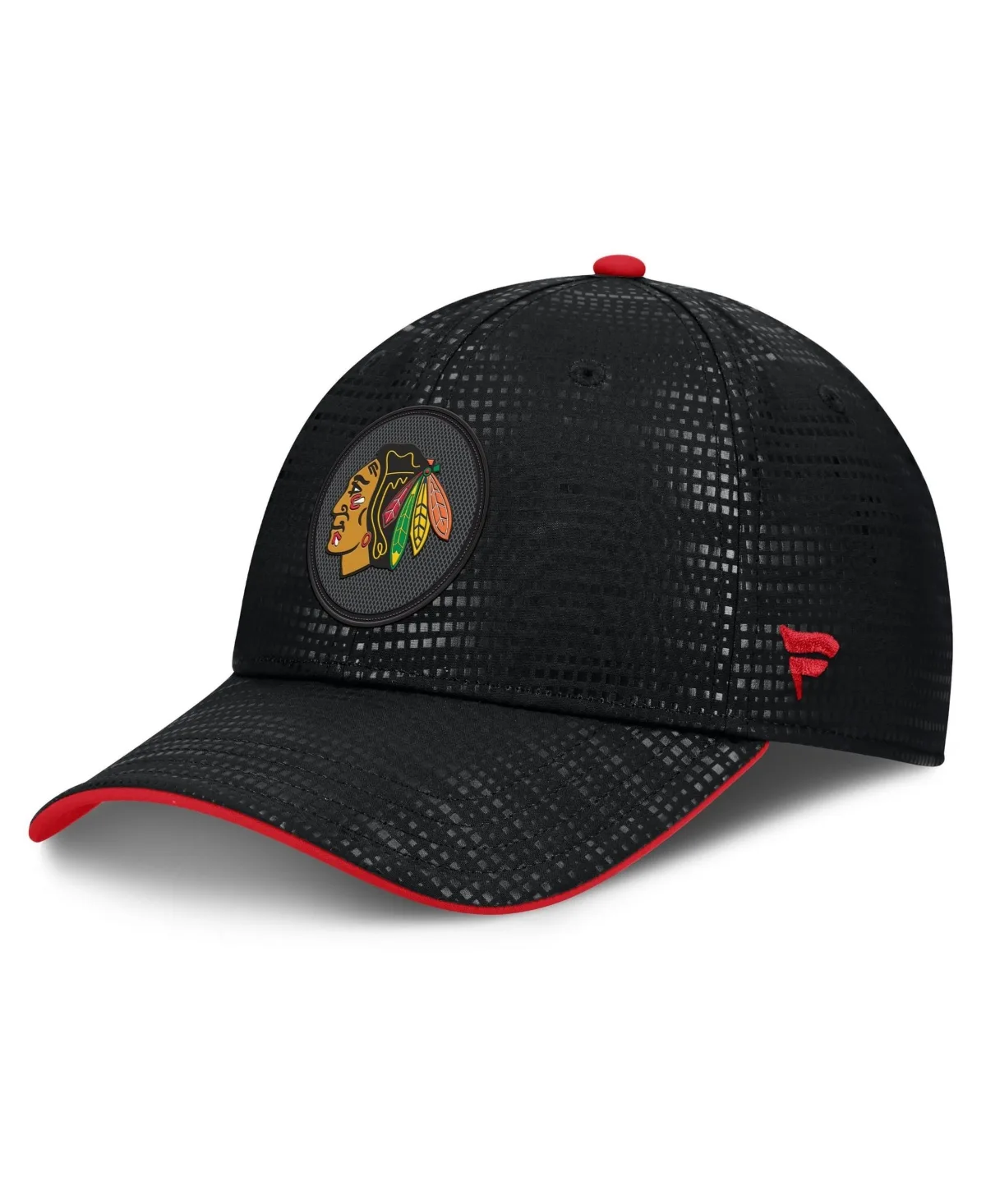 Chicago Blackhawks Authentic Pro Rink Debossed Stretch Fit Hat
