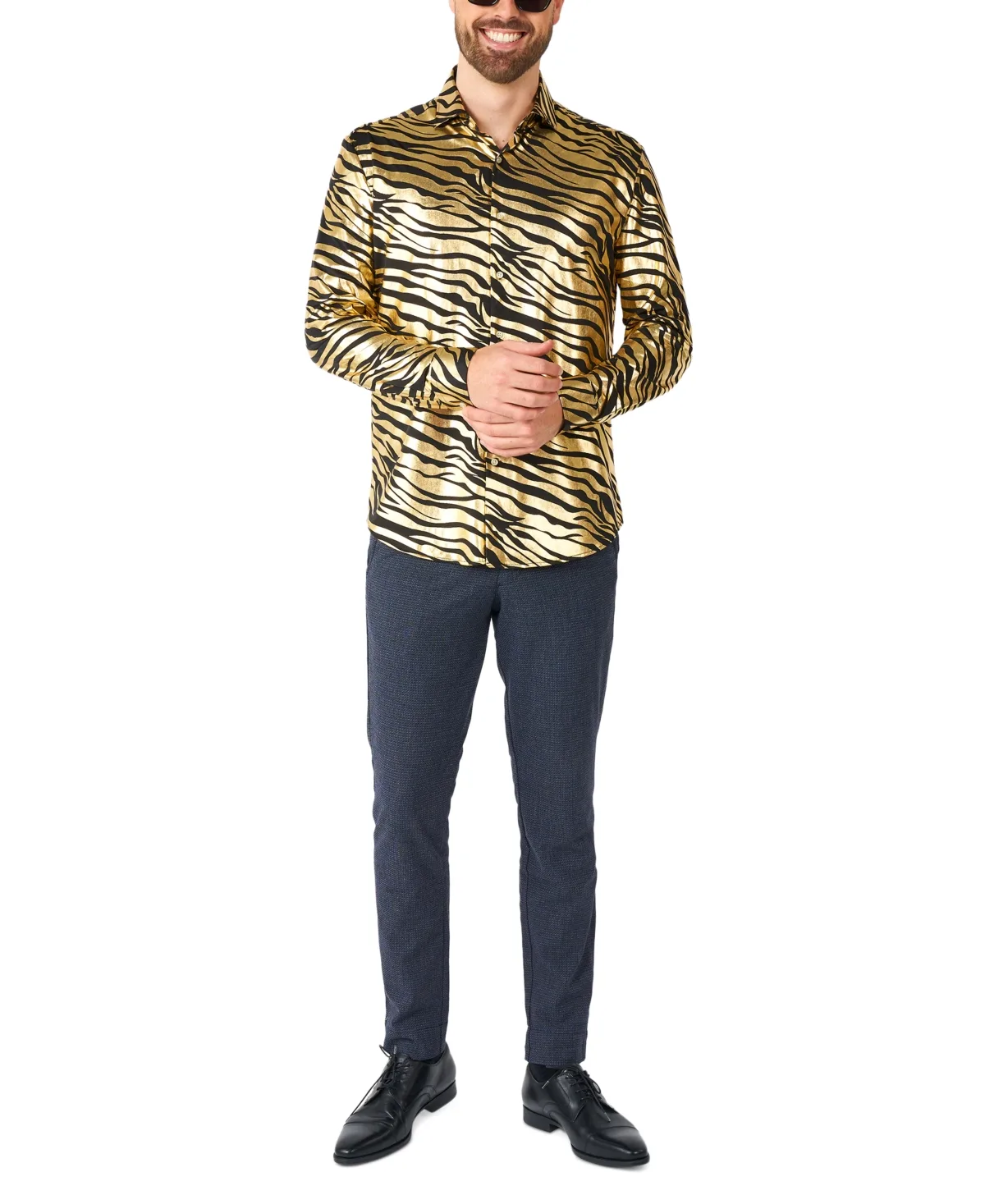 Long Sleeve Shirt - Shiny Snake by Opposuits