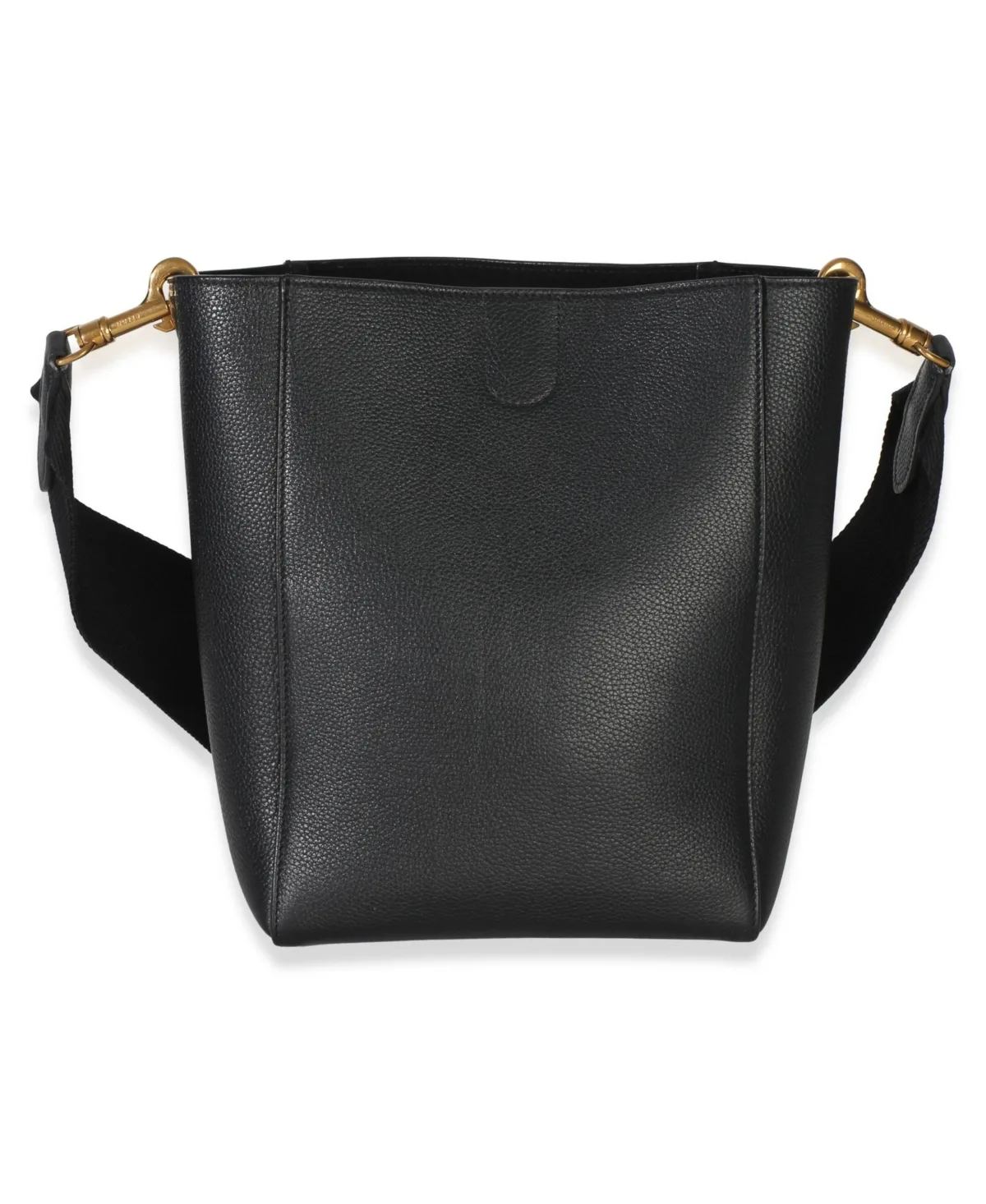 Pre-Owned Celine Soft Grained Calfskin Small Sangle Bucket Bag by Celine