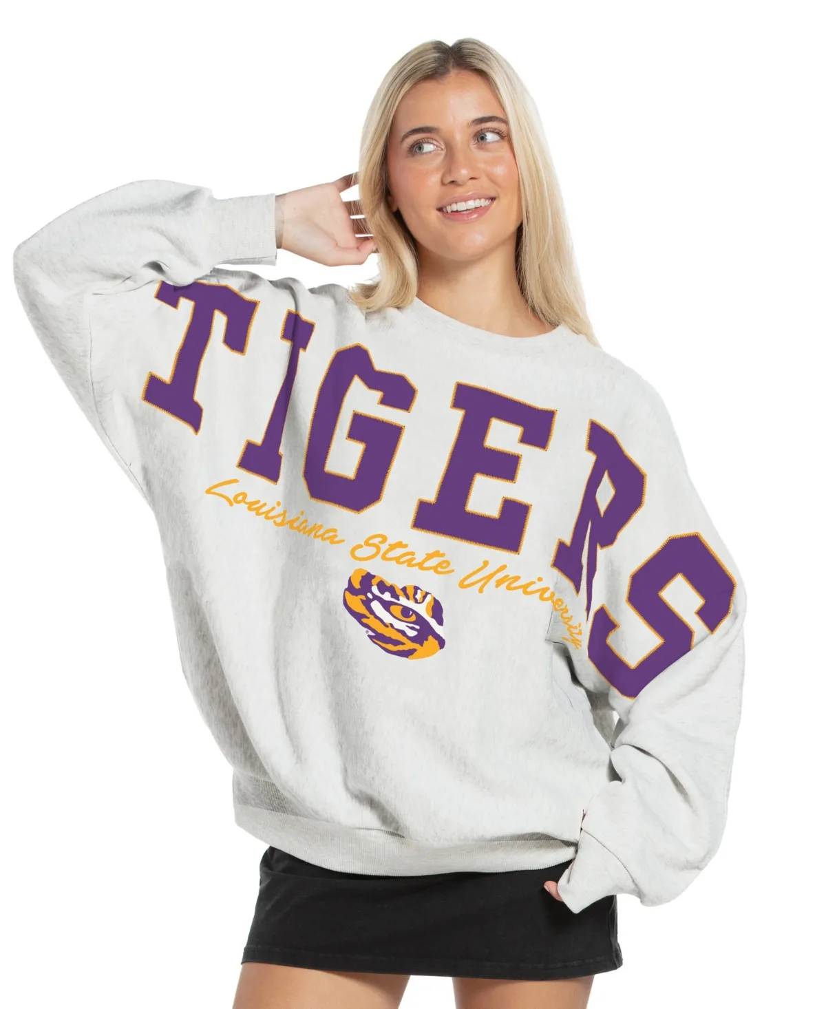 Lsu Tigers Flannigan Oversized Fleece Sweatshirt