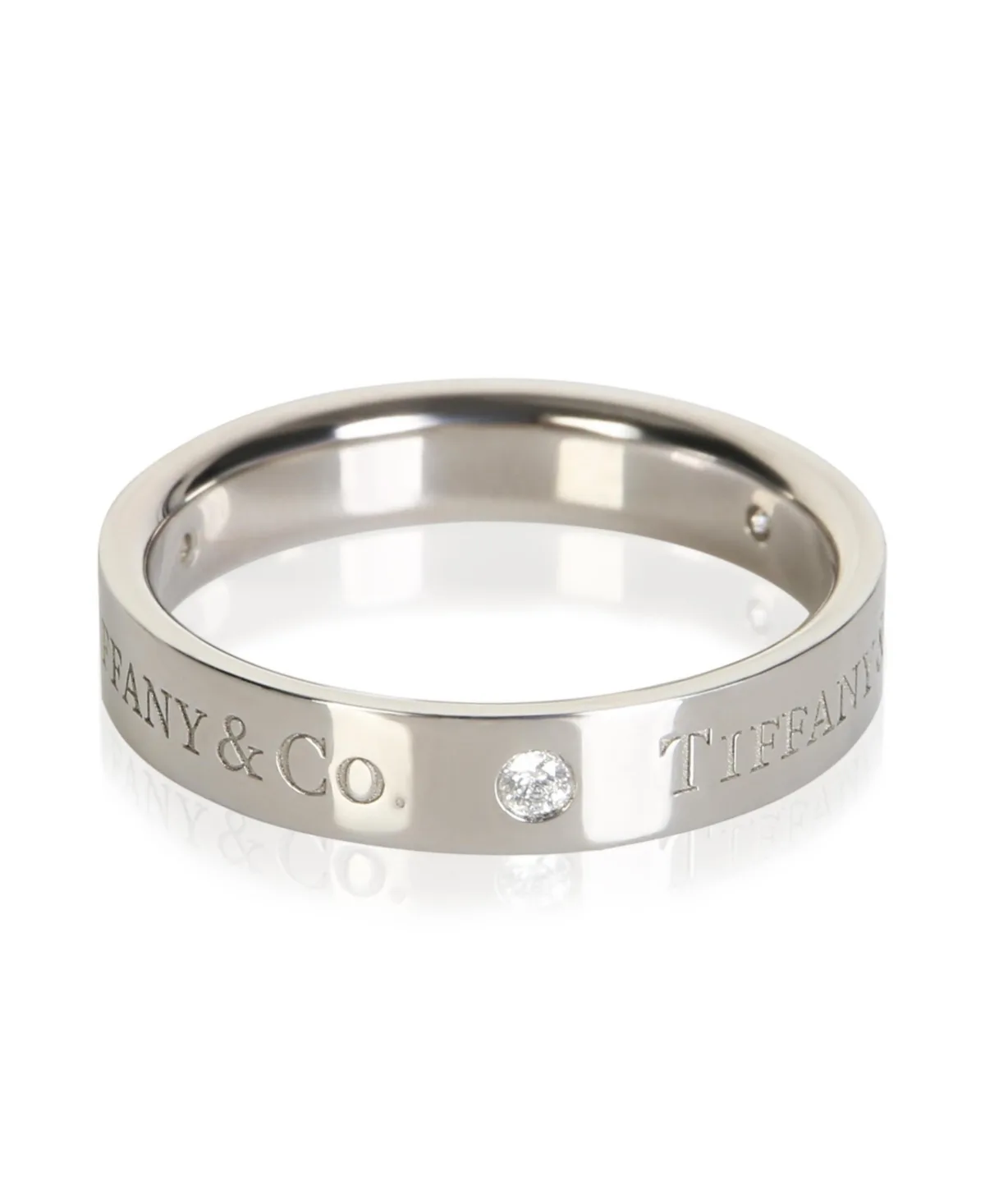 Pre-Owned Tiffany & Co Platinum Diamond T&Co. Ring by Tiffany & Co.