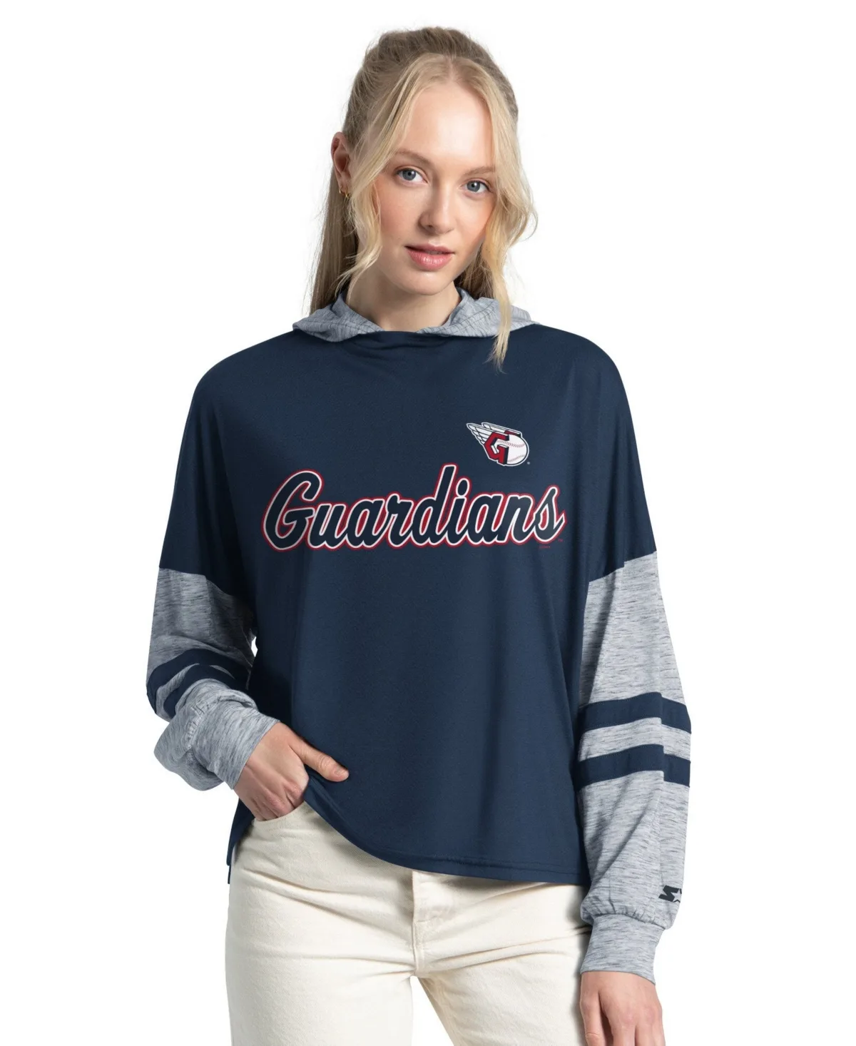 Cleveland Guardians Fuel Up Lightweight Hoodie by Starter
