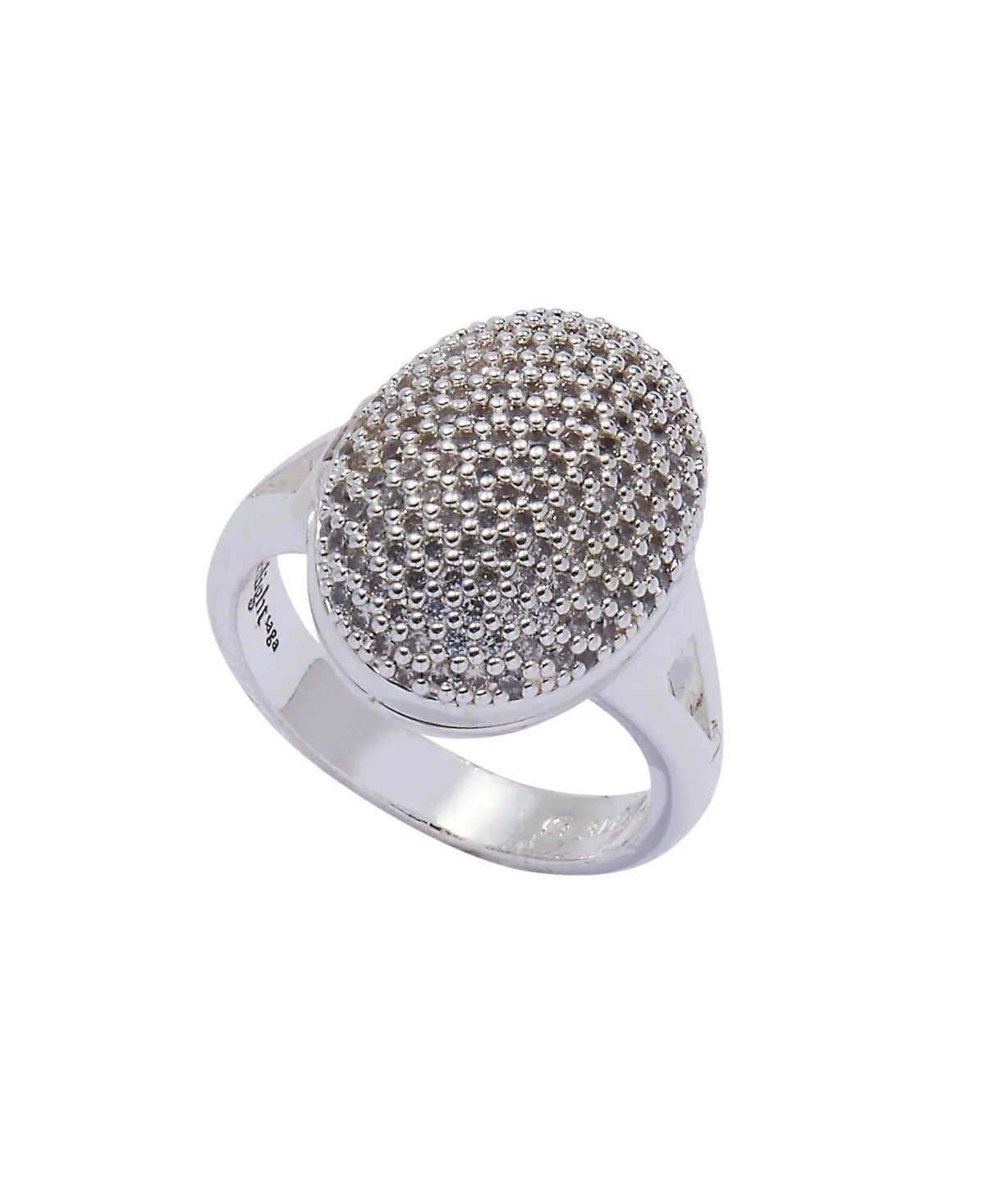 Crystal Silver-Tone the Twilight Saga Oval Locket Ring by Alex and Ani