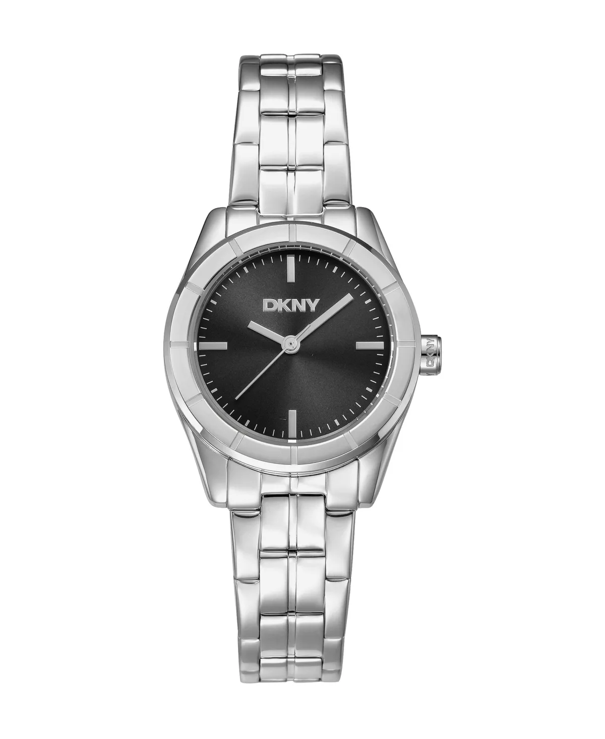 Quartz Silver Stainless Steel Bracelet Watch, 28mm by DKNY