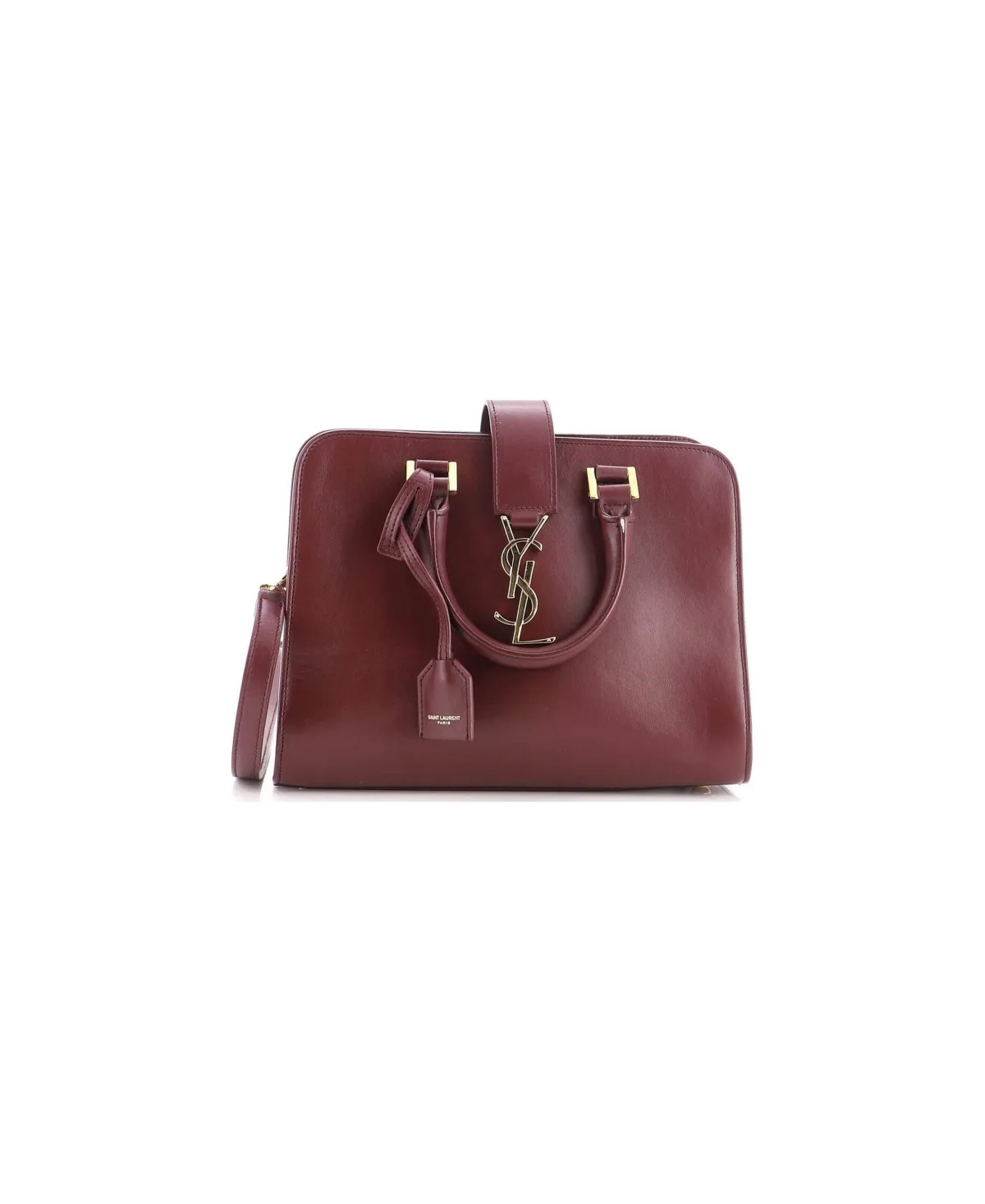 Pre-Owned Saint Laurent Baby Monogram Cabas Downtown Leather by Saint Laurent