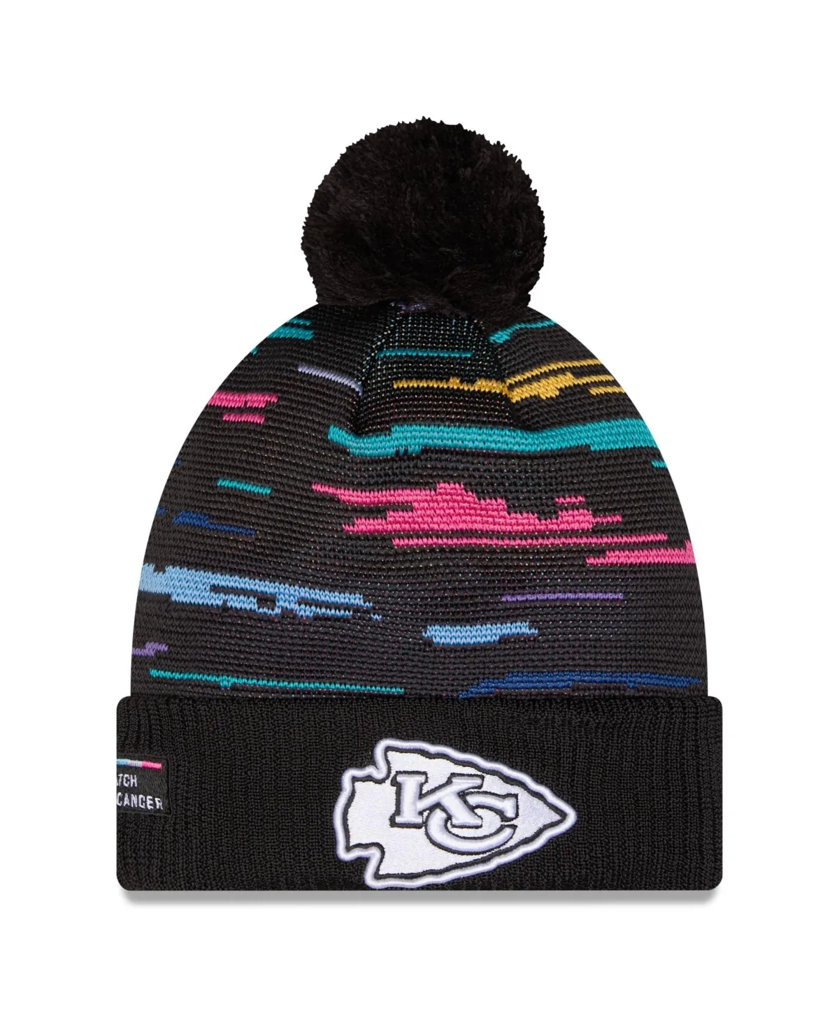 Kansas City Chiefs 2026 NFL Crucial Catch Cuffed Knit with Pom Hat by New Era
