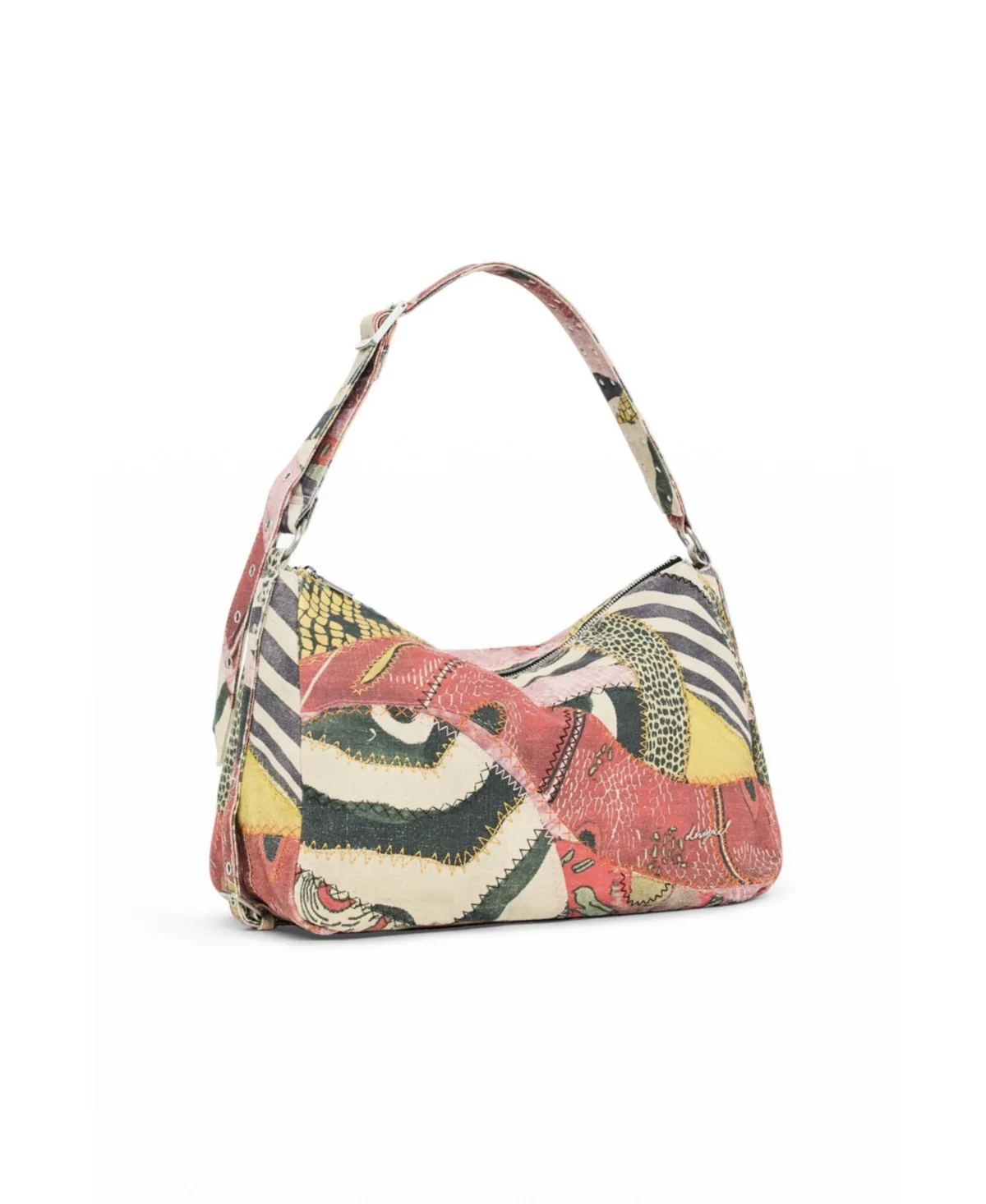 Zebra Print Medium Adjustable Shoulder Bag by Desigual