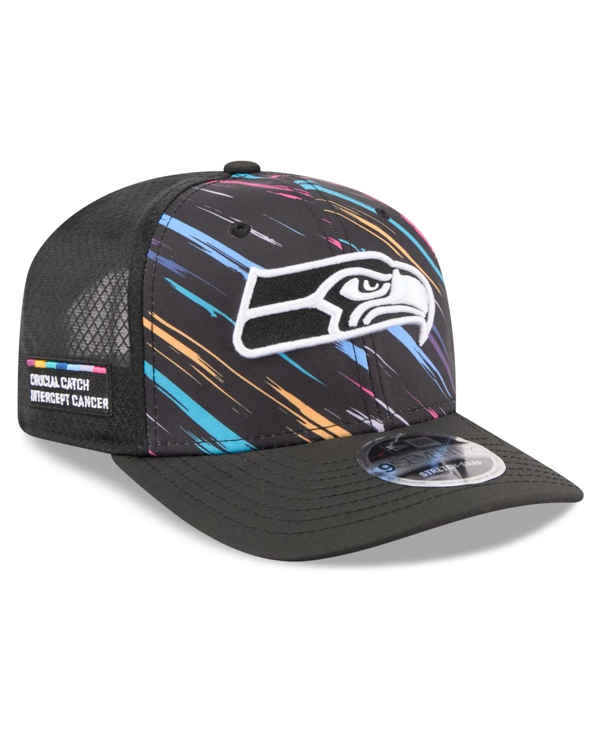 Seattle Seahawks 2026 NFL Crucial Catch 9SEVENTY Adjustable Trucker Hat by New Era