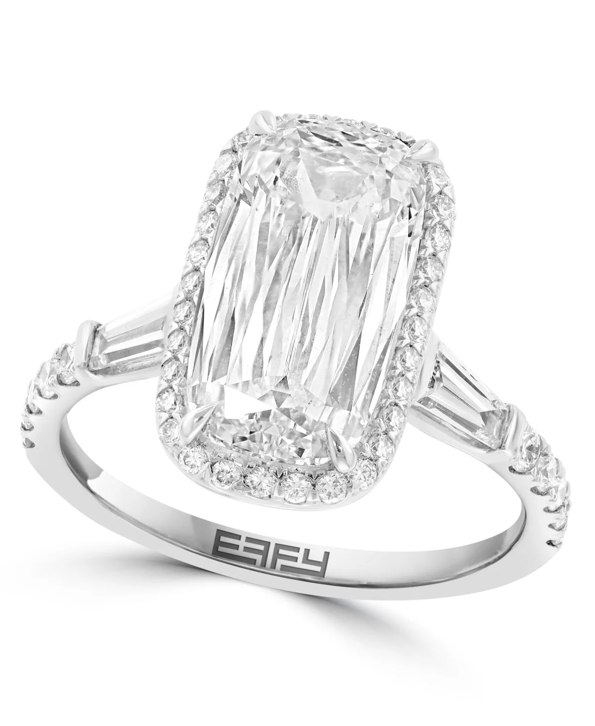 Certified Lab Grown Diamond Ring (4-5/8 ct. t.w.) in 14K White Gold by Effy