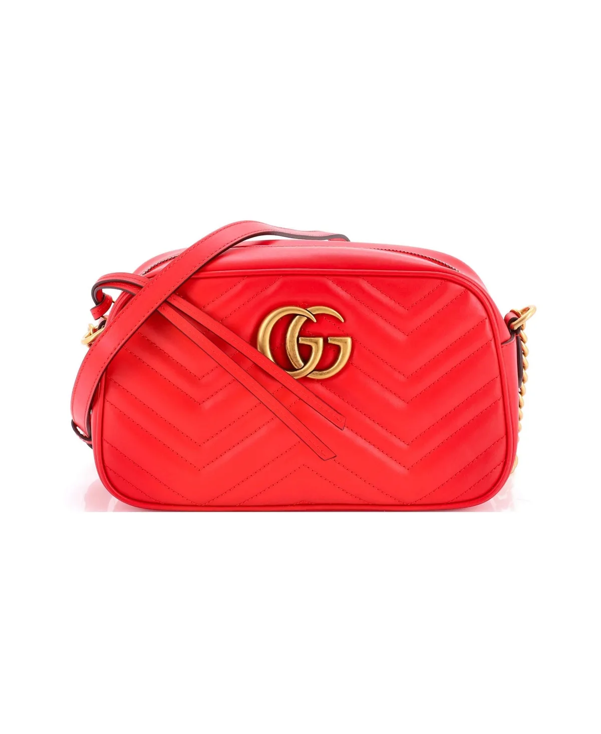 Pre-Owned Gucci GG Marmont Matelasse Leather Shoulder Bag by Gucci