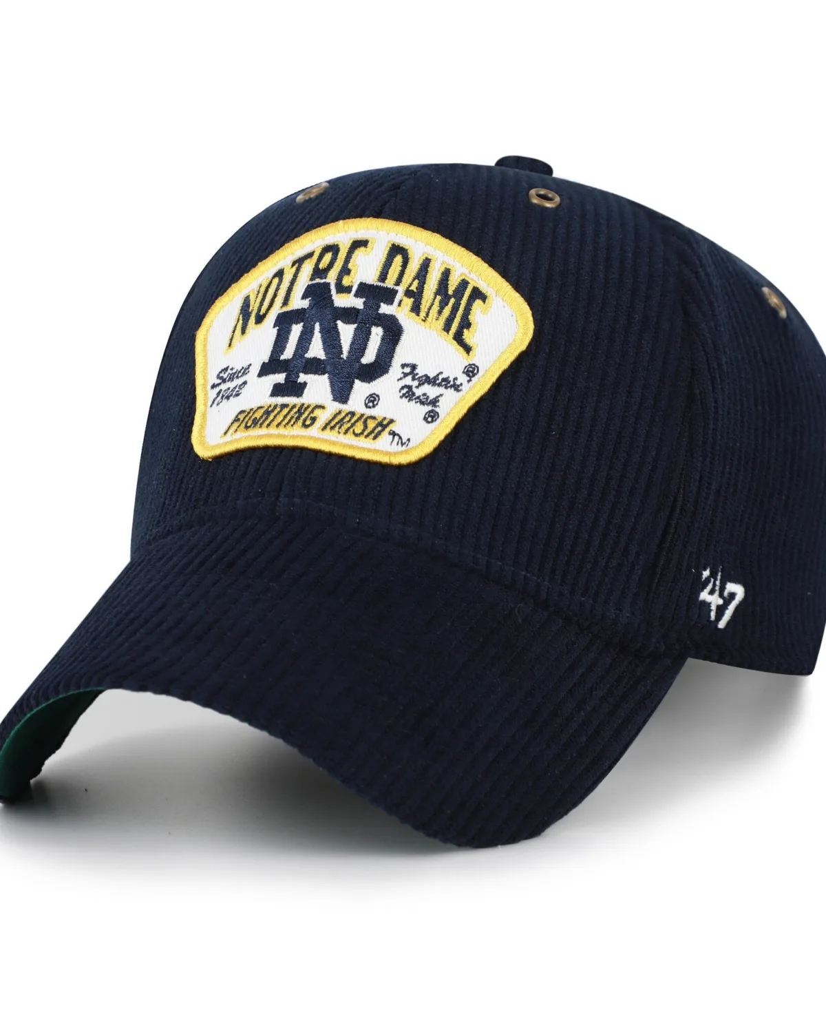 Notre Dame Fighting Irish Accordia Corduroy MVP Adjustable Hat