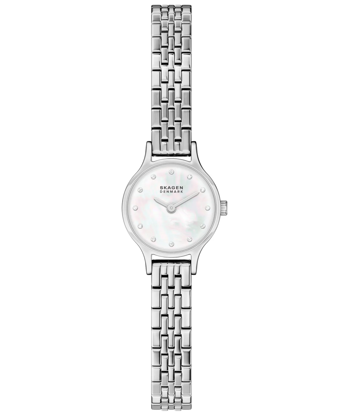 Quartz Anita Micro Imitation Pearl Silver-Tone Stainless Steel Bracelet Watch 20mm by Skagen