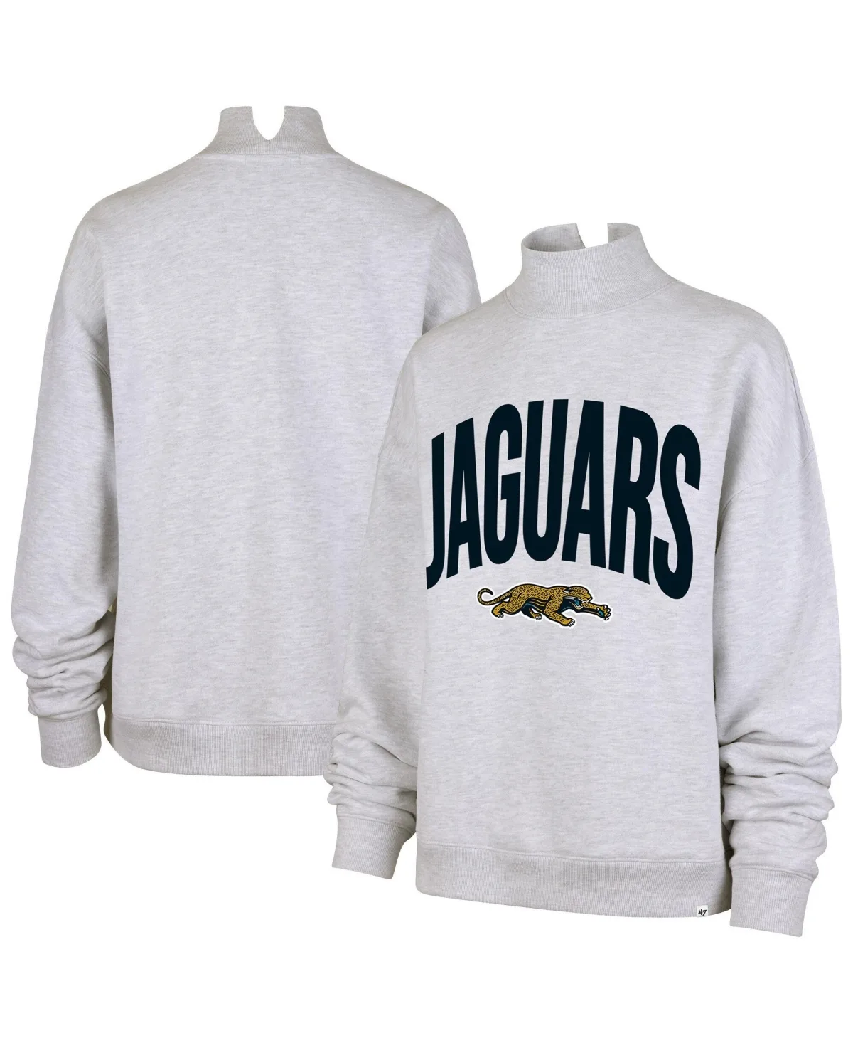 Jacksonville Jaguars Subtle Muse Mock Neck Sweatshirt by 47 Brand