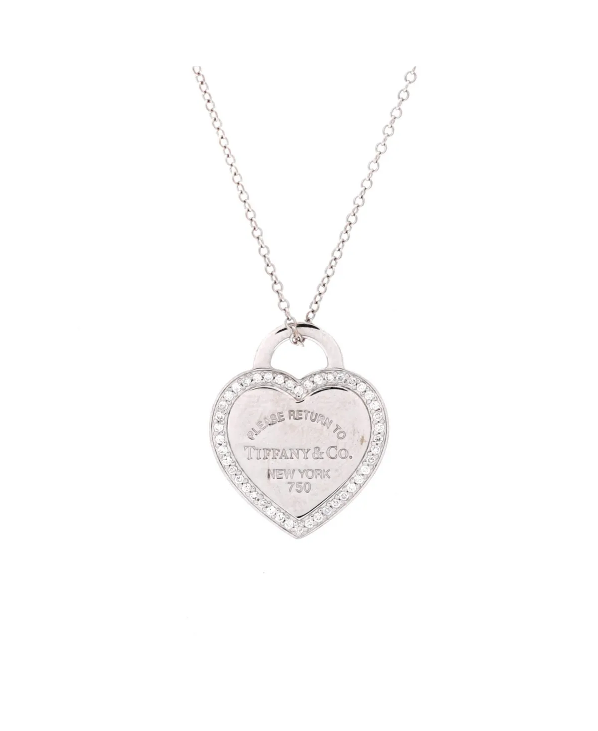 Pre-Owned Tiffany & Co Return to Tiffany Heart Pendant Necklace by Tiffany & Co.