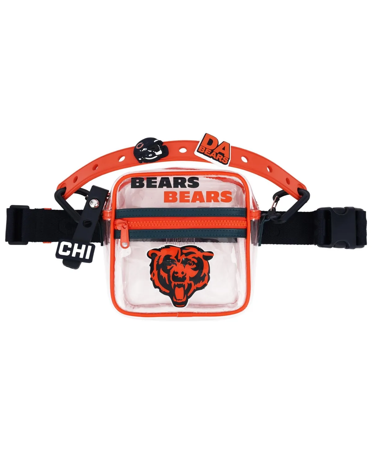 Chicago Bears Clear Stadium Crossbody Bag by Crocs