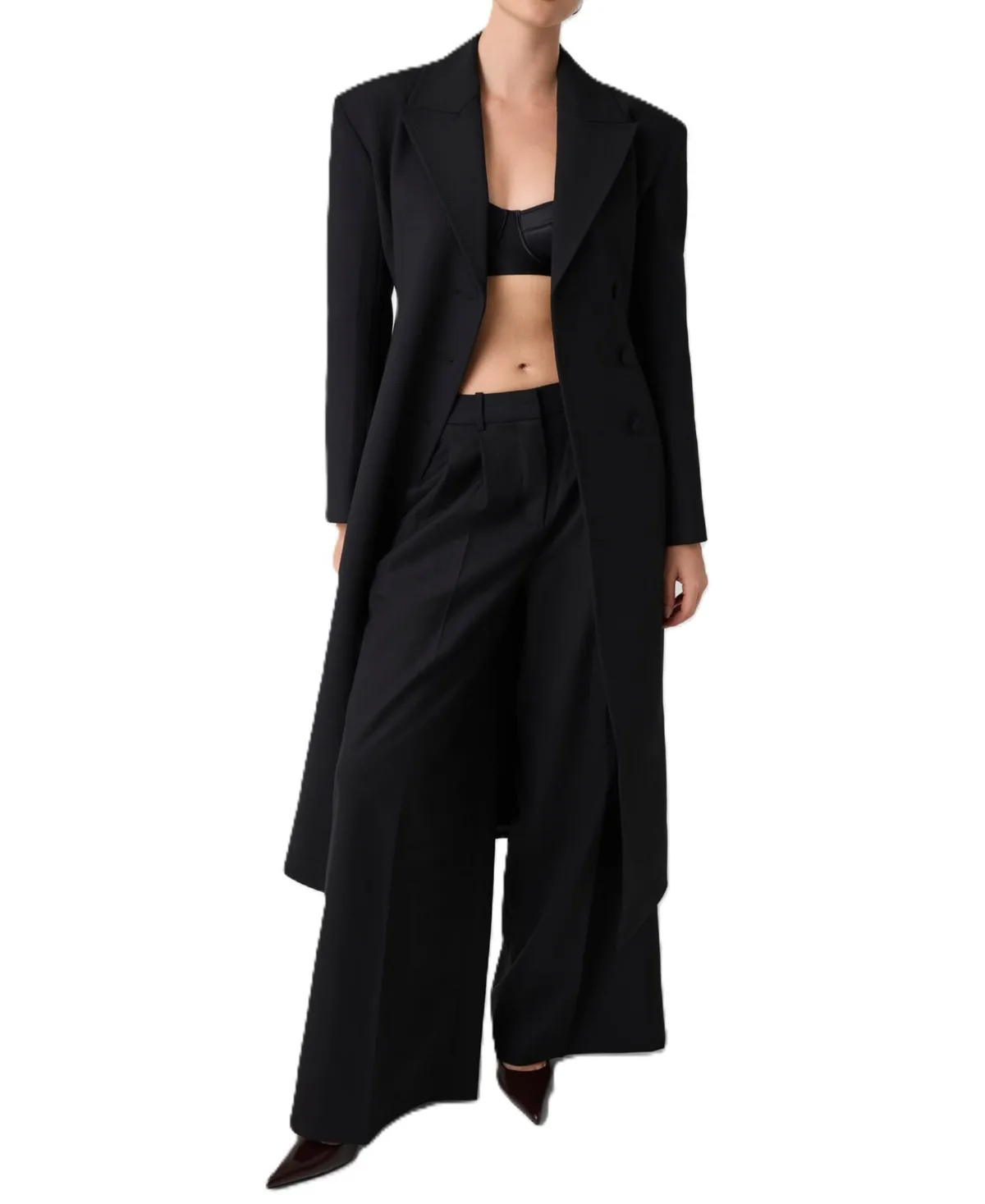 Chino High-Rise Wide-Leg Pants by GUESS