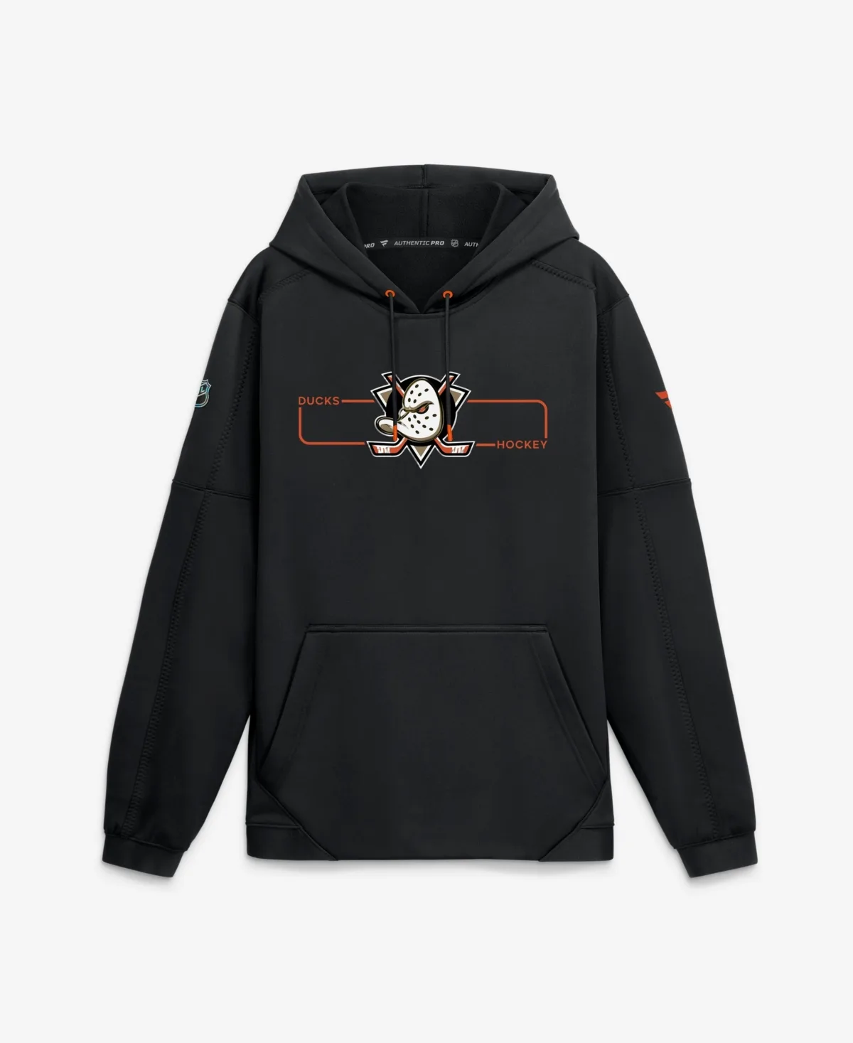Anaheim Ducks Authentic Pro Rink Fleece Pullover Hoodie by Fanatics