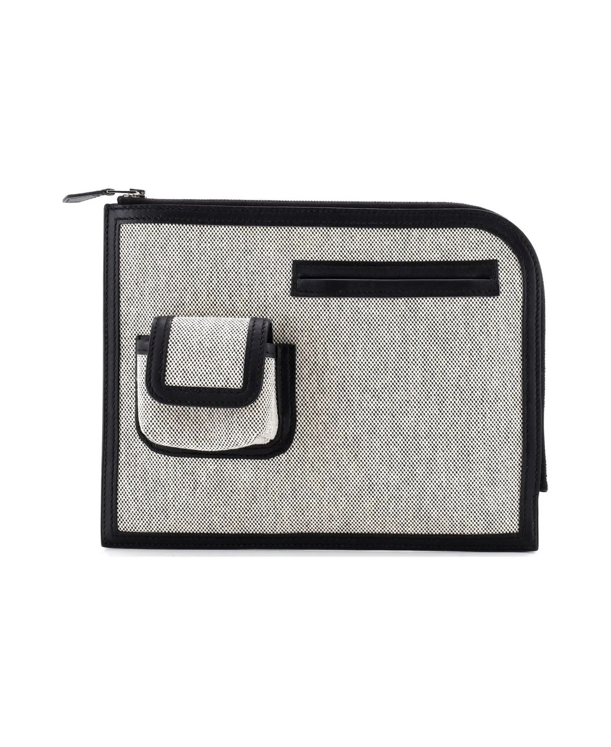 Pre-Owned Cargo Travel Pouch Toile and Swift by Hermes