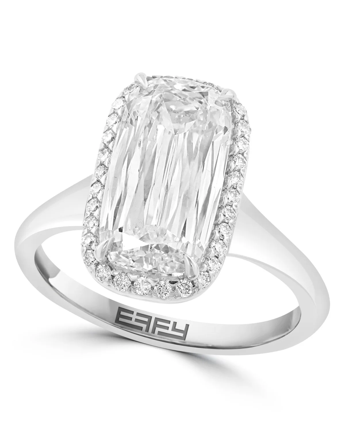 Certified Lab Grown Diamond Ring (4-1/5 ct. t.w.) in 14K White Gold by Effy