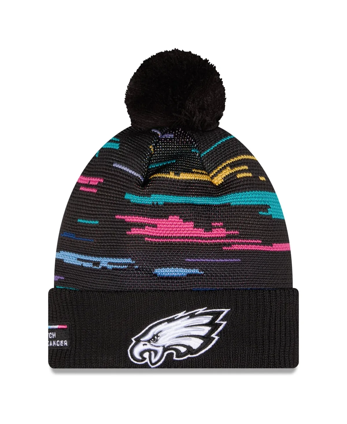 Philadelphia Eagles 2026 Nfl Crucial Catch Cuffed Knit with Pom Hat by New Era