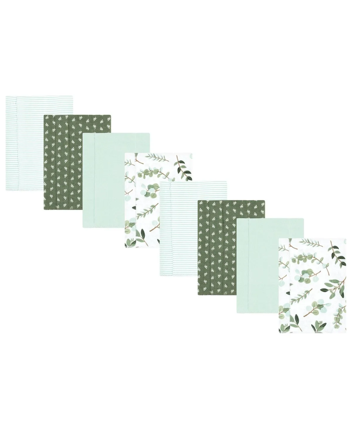 Cotton Poly Flannel Burp Cloths Multipack by Hudson Baby