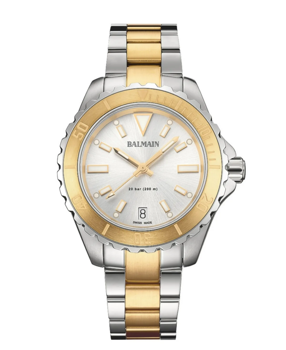 Swiss Quartz Ophrys Two-Tone Stainless Steel Bracelet Watch 34.50mm by Balmain