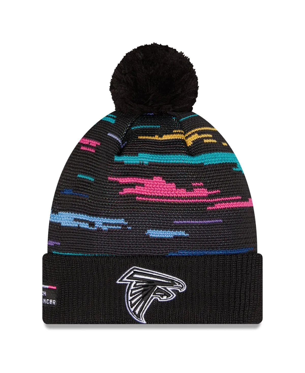 Atlanta Falcons 2026 Nfl Crucial Catch Cuffed Knit with Pom Hat by New Era