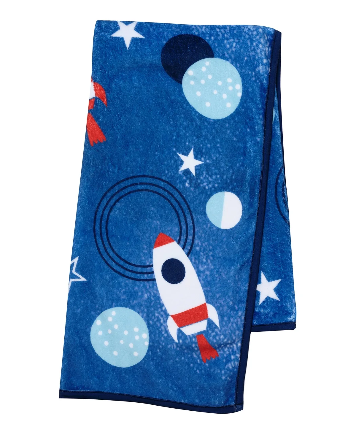 Space Galaxy Outer Space Themed Coral Fleece Blanket, 30 x 40 by Lambs & Ivy
