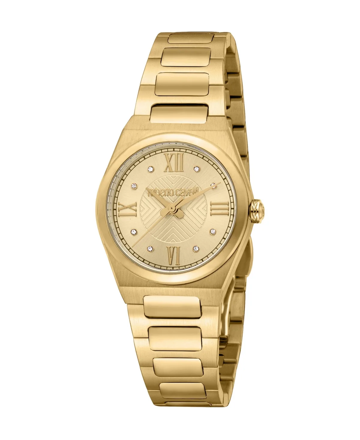 Quartz Water-Resistant Gold-Tone Stainless Steel Bracelet Watch, 30 mm by Roberto Cavalli