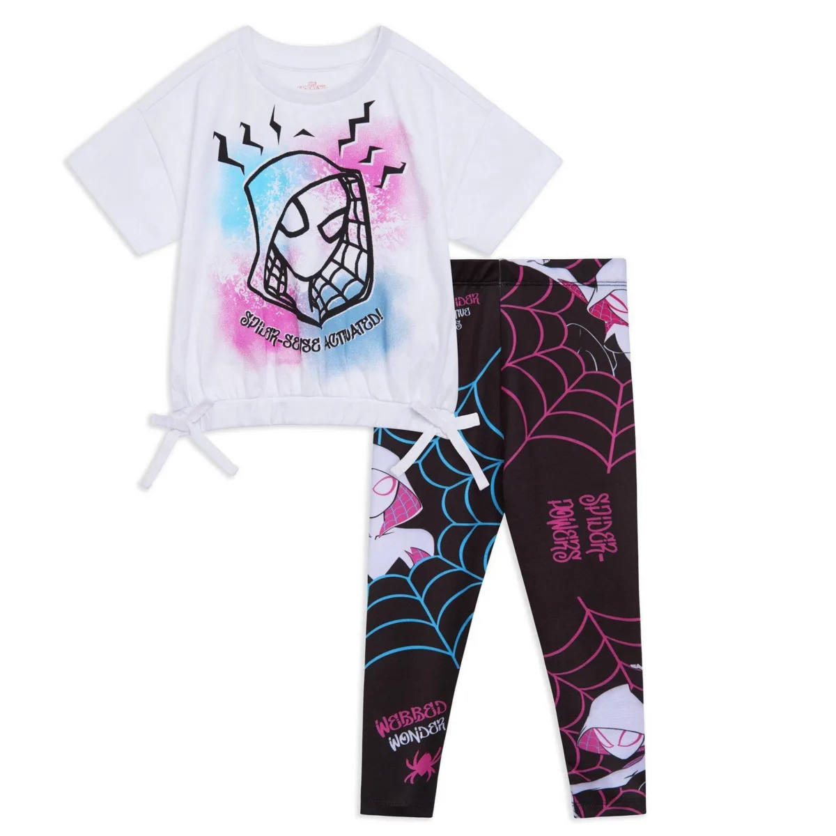 Marvel Spider-Man T-Shirt and Leggings Outfit Set by Spider Verse