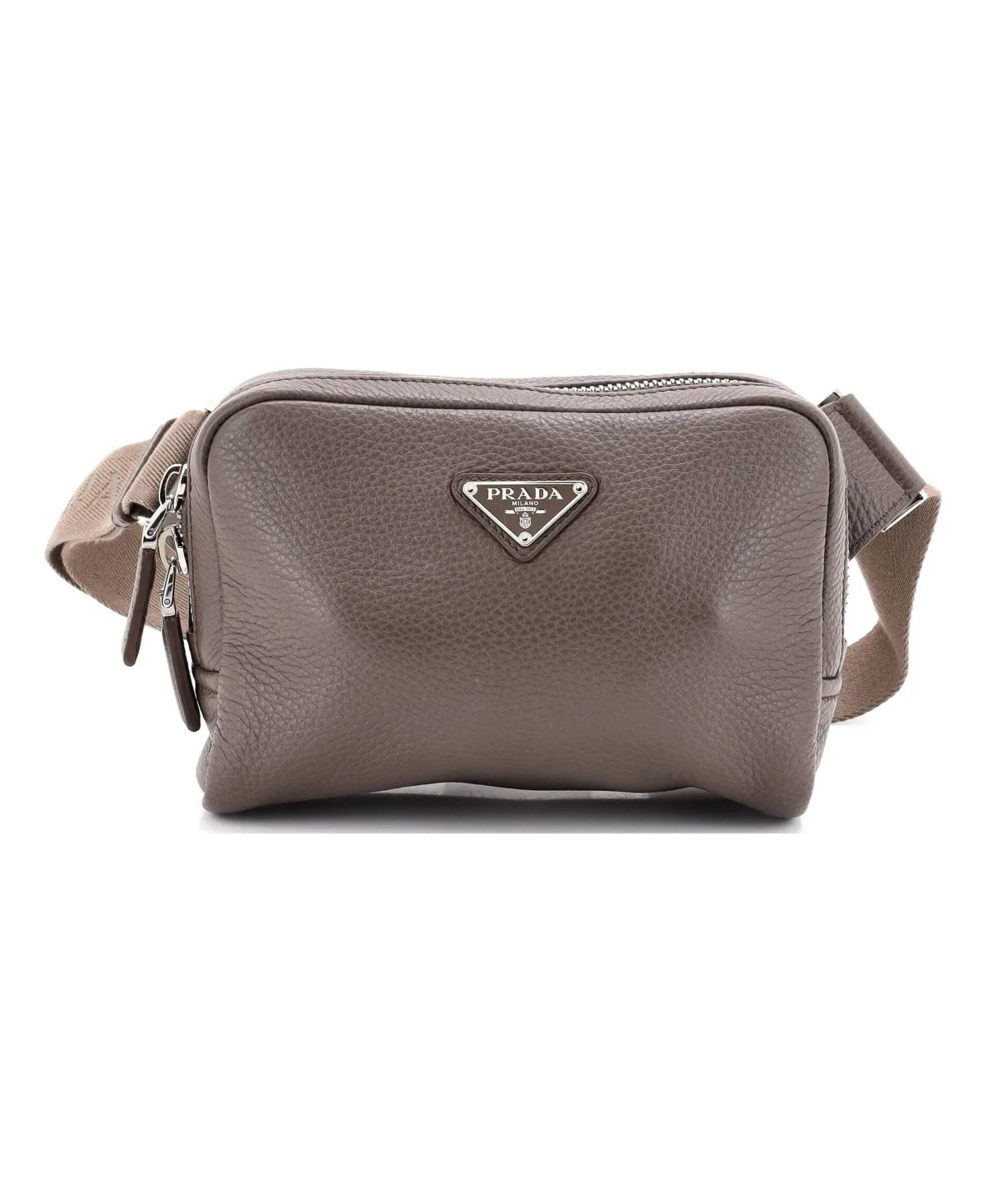 Pre-Owned Prada Mini Leather Shoulder Waist Bag Vitello Daino by Prada