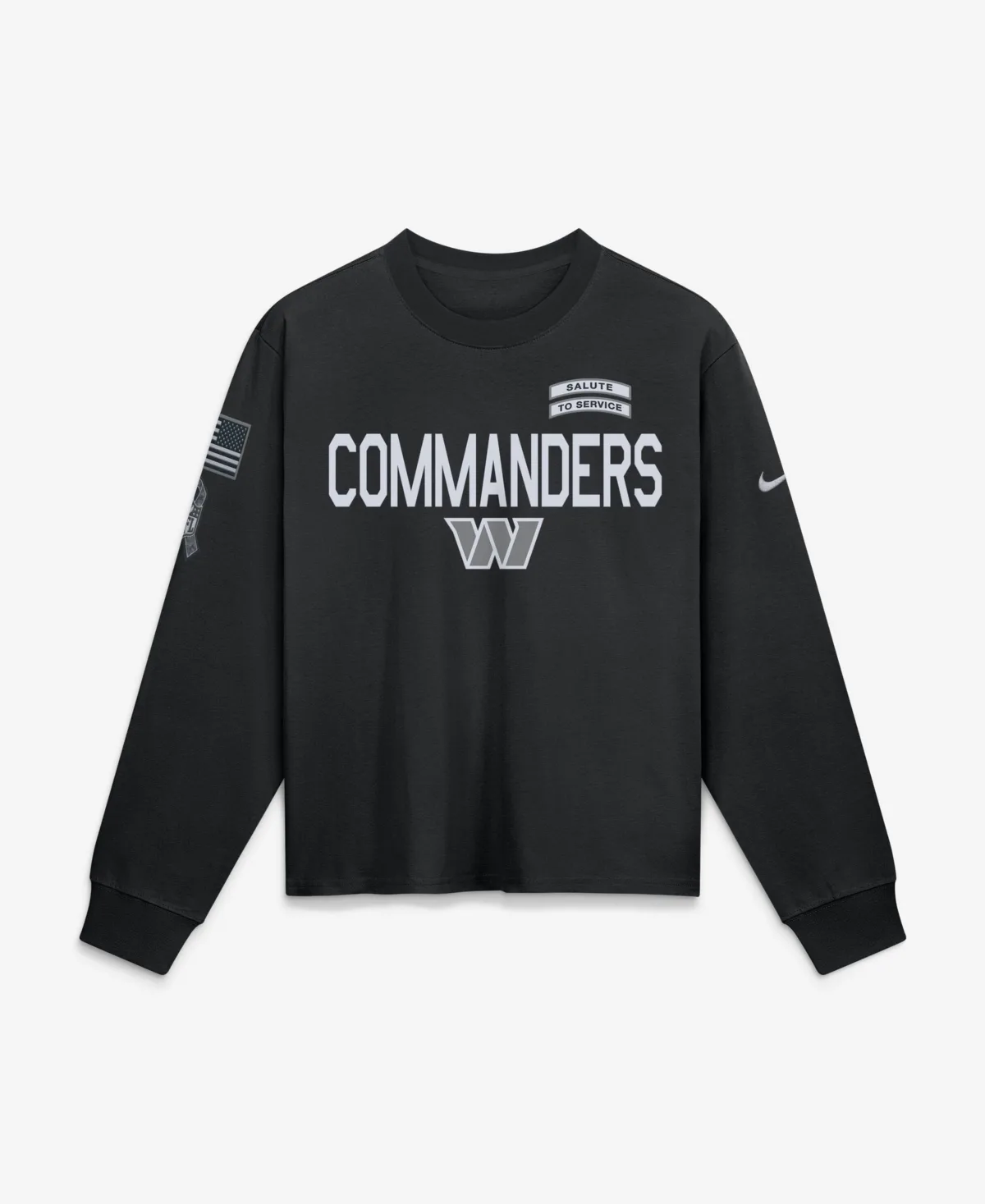 Washington Commanders 2026 Salute to Service Sideline Long Sleeve T-Shirt by Nike