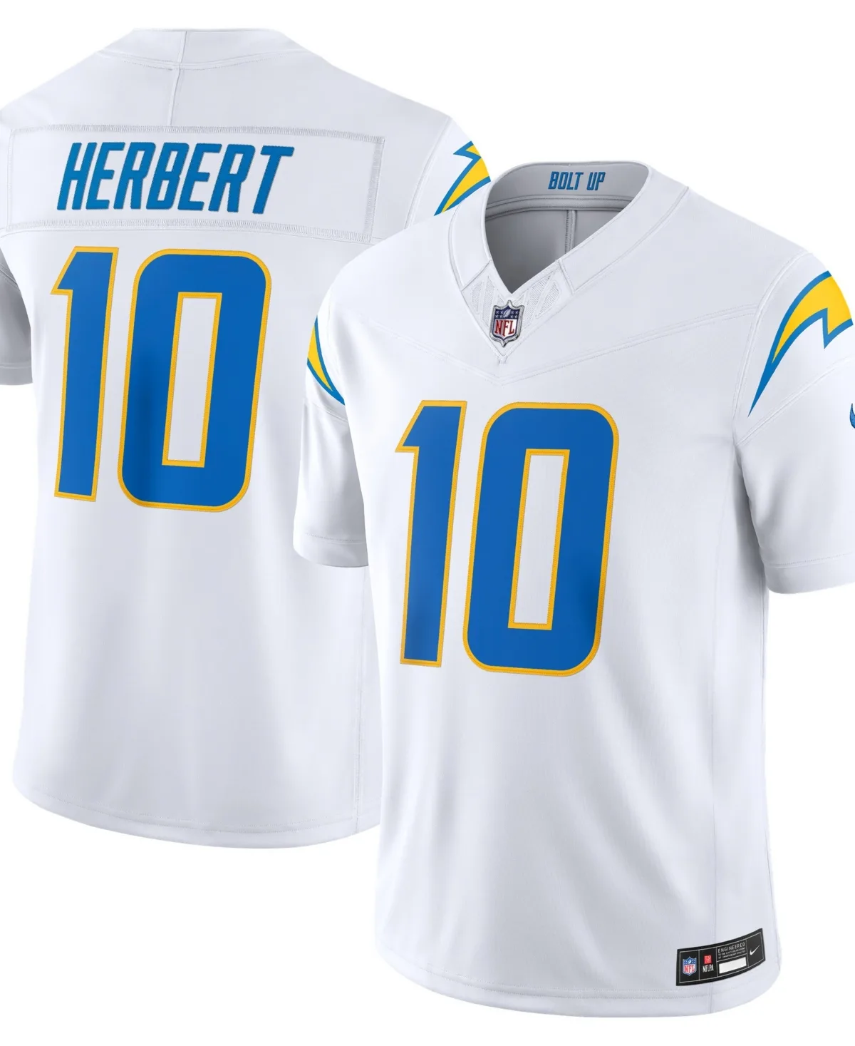 Justin Herbert Los Angeles Chargers Alternate Vapor F.u.s.e. Stitched Limited Jersey by Nike