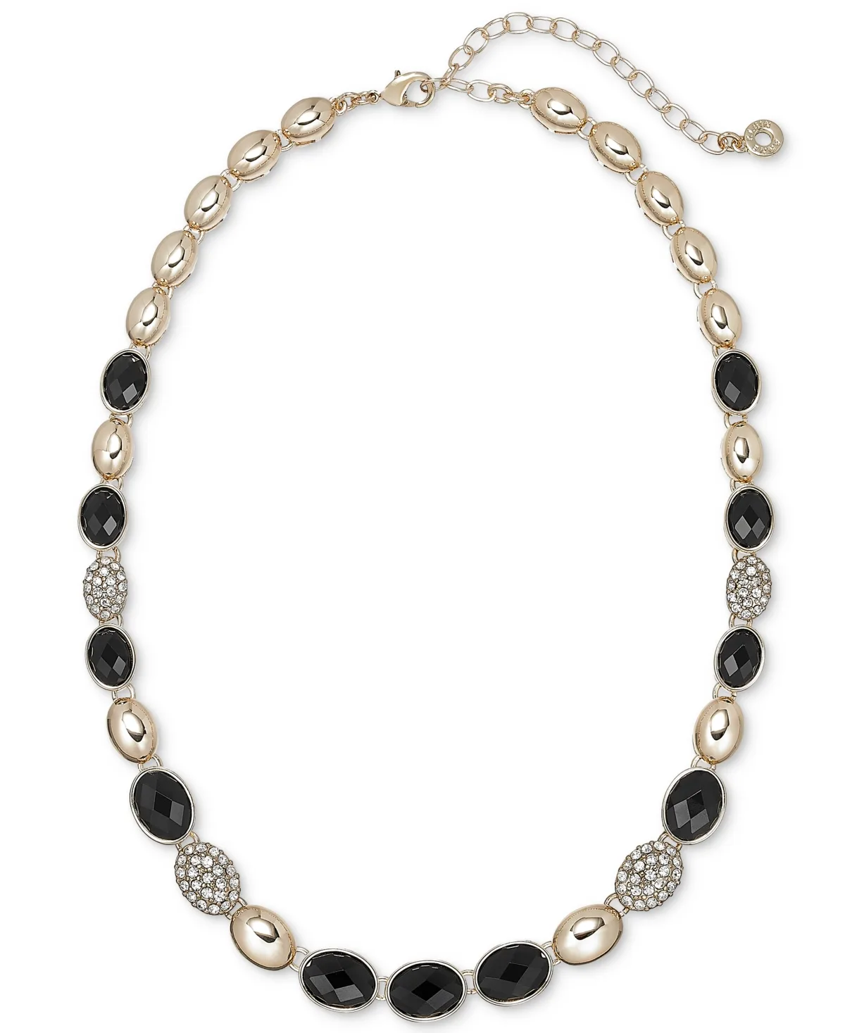 Gold-Tone Glass Domed Necklace by Anne Klein
