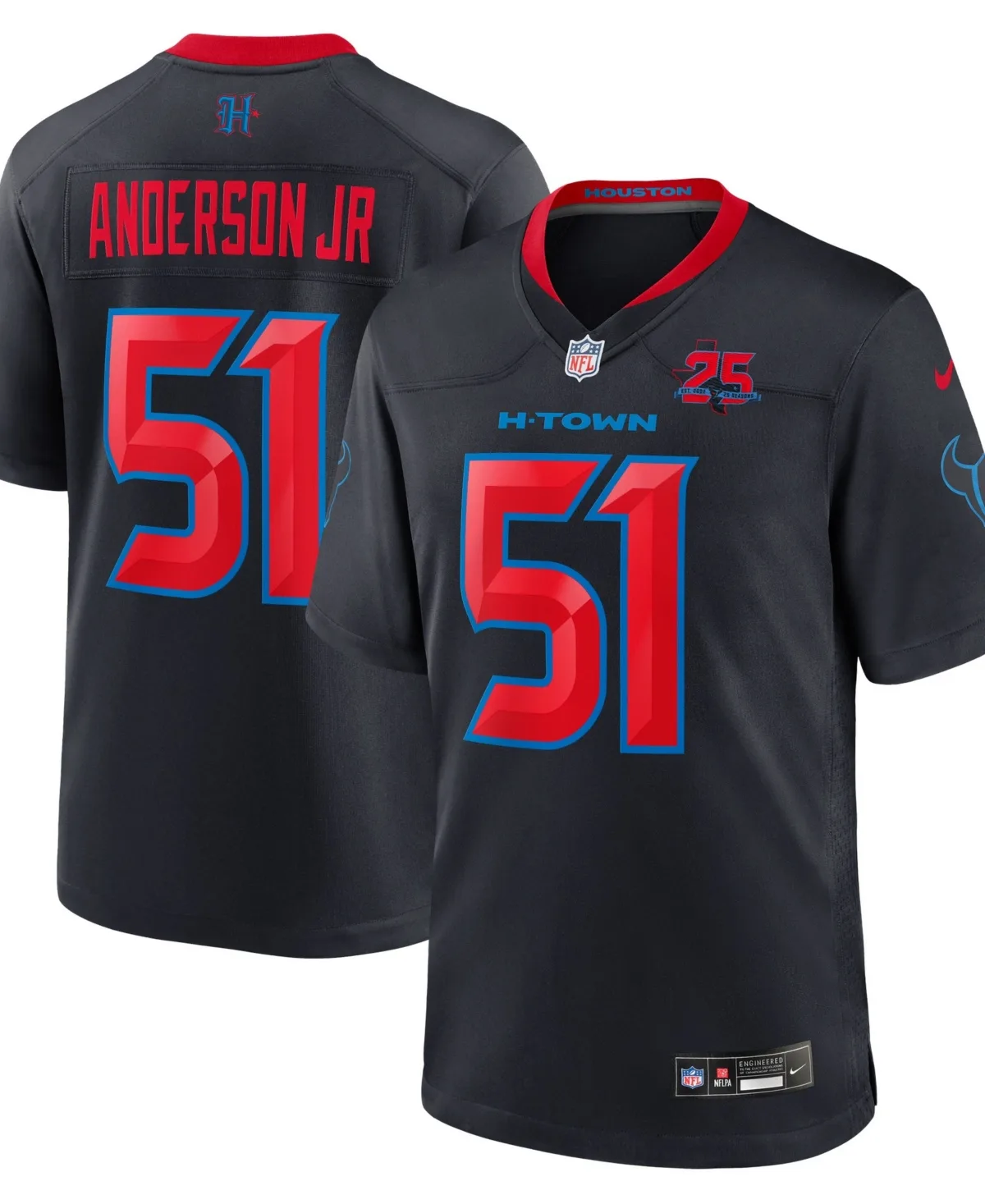 Will Anderson Jr. Houston Texans Alternate 2 25th Season Game Jersey by Nike