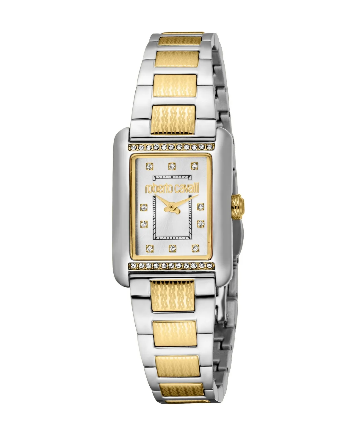 Quartz Water-Resistant Galante Two-Tone Stainless Steel Bracelet Watch, 22mm by Roberto Cavalli